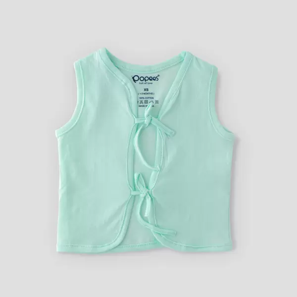 Skin-soft & soothing Front Knot Jhabla Tops for tiny Babies Pack of 6