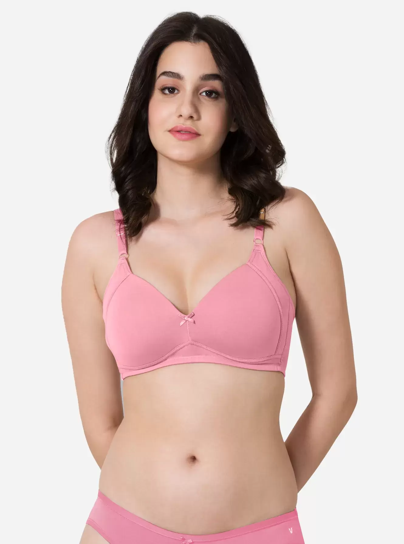 Padded side support bra